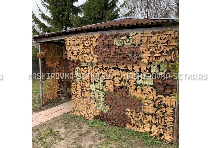 Маскировочная сеть МКТ-2П Поле 3х6 м – купить по цене 5400 руб. в интернет-магазине в городе Оренбург картинка 2