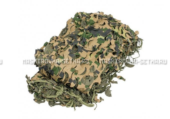 Массеть Camosystems Пейзаж-Профи Лес 3D 1,8х3 м  – купить по цене 3850 руб. в интернет-магазине в городе Оренбург картинка 1