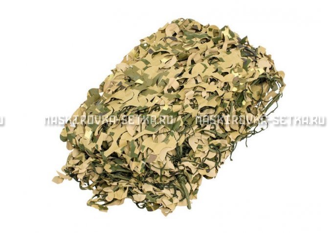Массеть Camosystems Пейзаж-Профи Милитари 3D 1,8х6 м  – купить по цене 7700 руб. в интернет-магазине в городе Оренбург картинка 1