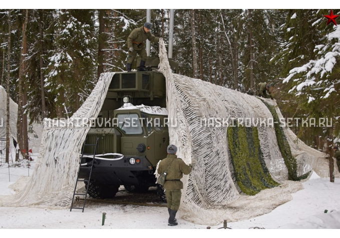 Маскировочный комплект МКТ-2С Снег 12х18 м без АП – купить по цене 58200 руб. в интернет-магазине в городе Оренбург картинка 8