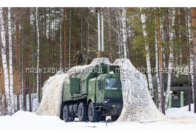 Маскировочный комплект МКТ-2С Снег 12х18 м без АП – купить по цене 58200 руб. в интернет-магазине в городе Оренбург картинка 5