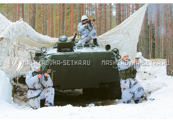 Маскировочный комплект МКТ-2С Снег 12х18 м без АП – купить по цене 58200 руб. в интернет-магазине в городе Оренбург картинка 6